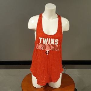 MN Twins Red Tank Size Large